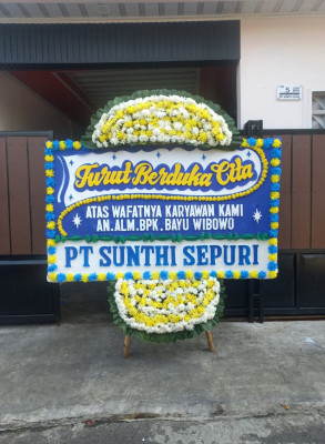 Papan Bunga Duka di Leuwigajah