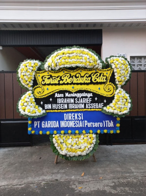 Papan Bunga Duka di Leuwigajah