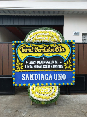 Papan Bunga Duka di Leuwigajah